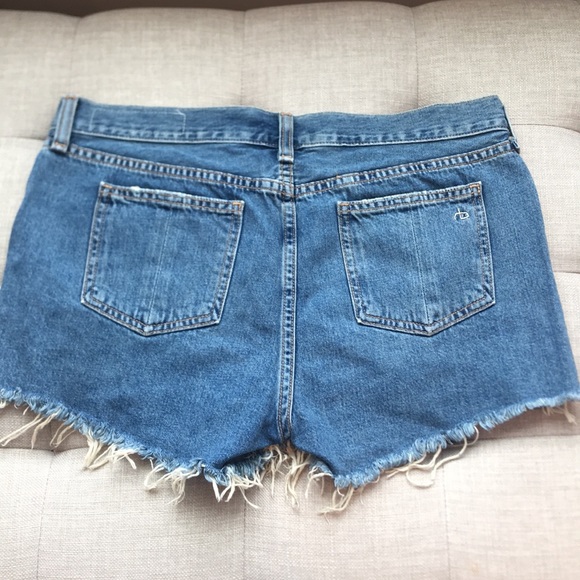 NWOT Rag & Bone Washed Denim Shorts - Picture 6 of 7